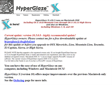 Tablet Screenshot of hyperglaze.com